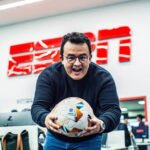 Rogerio Vauchan na cobertura da Libertadores